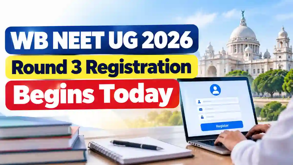 WB NEET UG 2026 Round 3 Registration