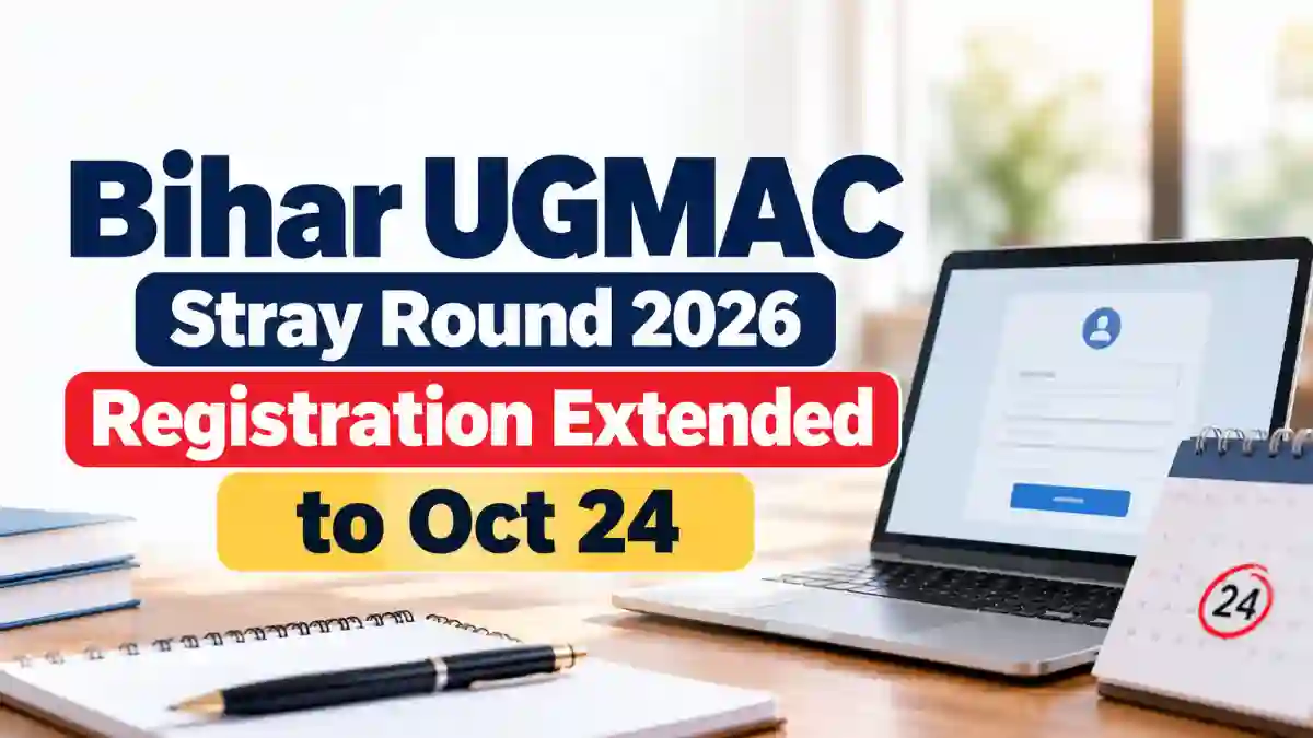 Bihar UGMAC Stray Vacancy Round 2026