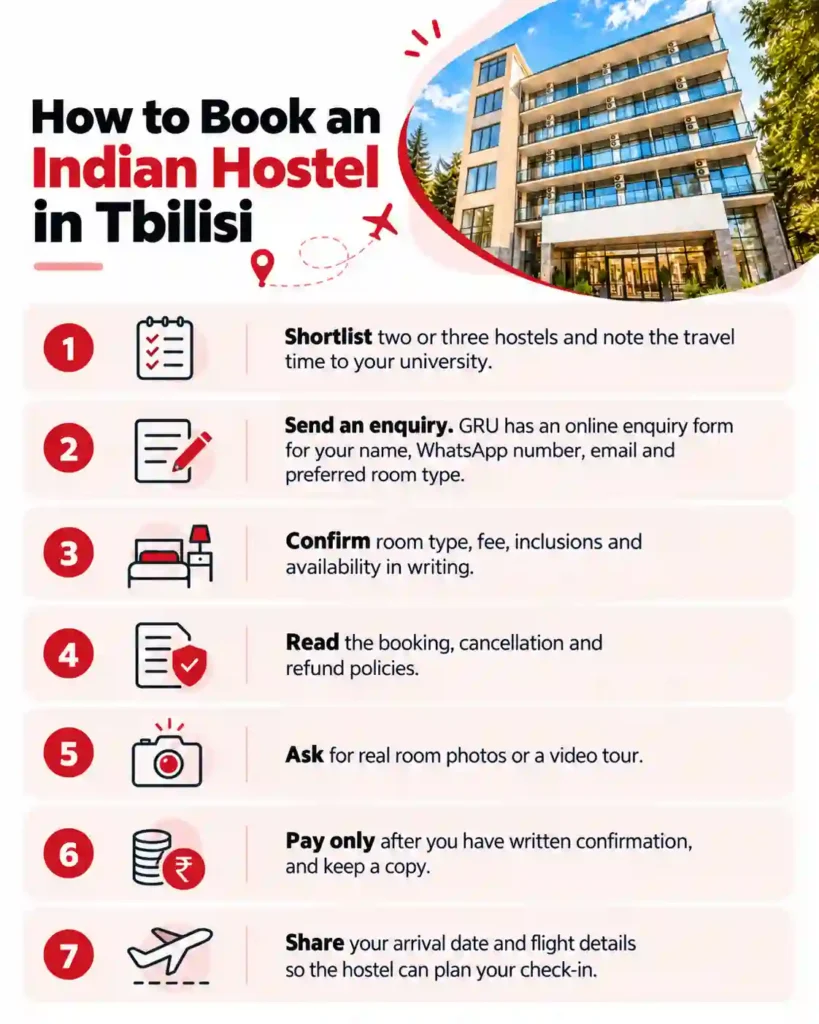How to Book an Indian Hostel in Tbilisi