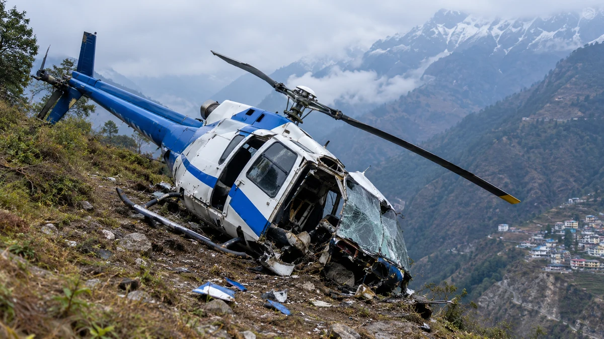Joshimath helicopter crash